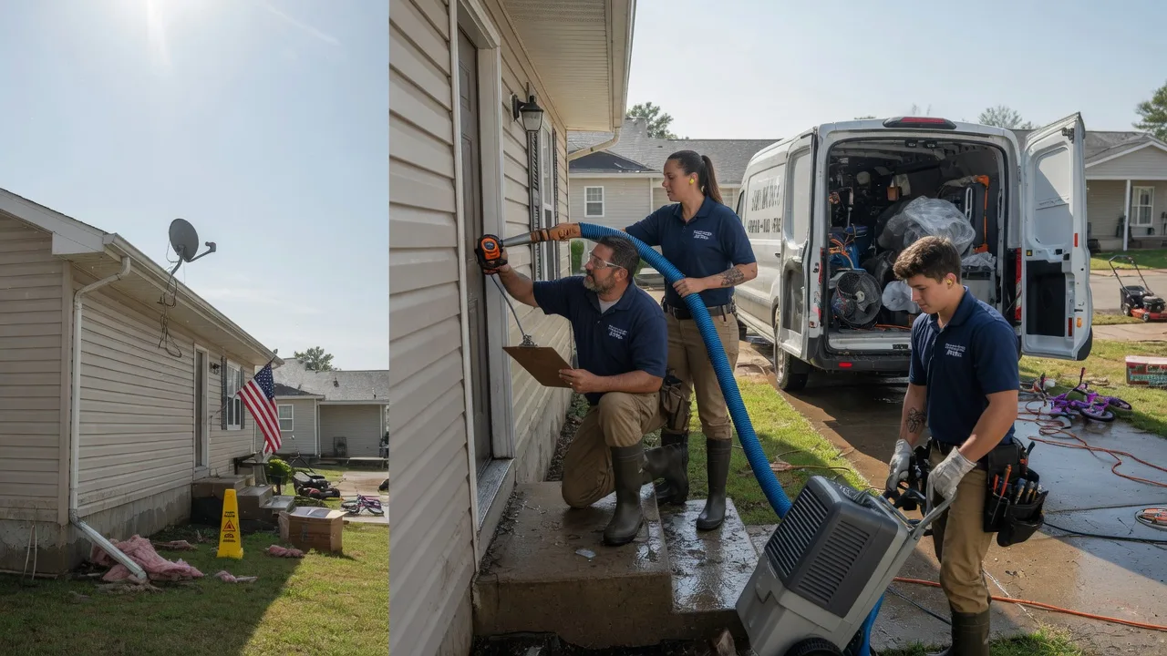 Ceiling Water Damage Restoration in Hensley, AR near me
